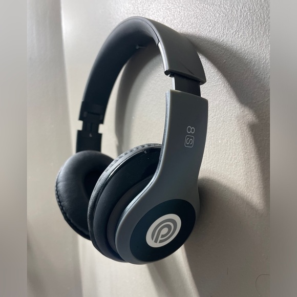 PRTUKYT -8s ANC Wireless BT/Over Ear Headphones- 52hr play/FM/SD - Picture 4 of 4